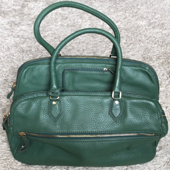 NWT Cole Haan pebbled leather small travel duffel - Picture 5 of 10